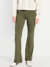 High-Waisted Fashion Flare Leggings