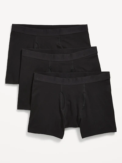 3-Pack Boxer Briefs - 4.5-inch inseam