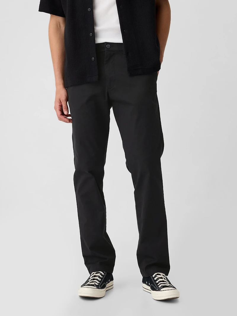 Modern Straight Khakis
