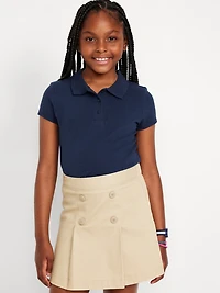 Uniform Pique Polo Shirt for Girls