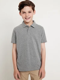 School Uniform Jersey Polo Shirt for Boys