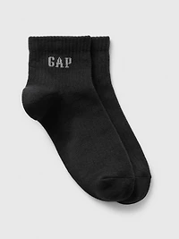 Logo Quarter Crew Socks