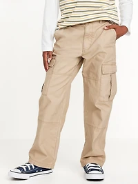 Baggy Non-Stretch Cargo Pants for Boys