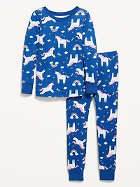 Printed Snug-Fit Pajama Set for Toddler & Baby