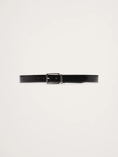 Reversible Leather Dress Belt