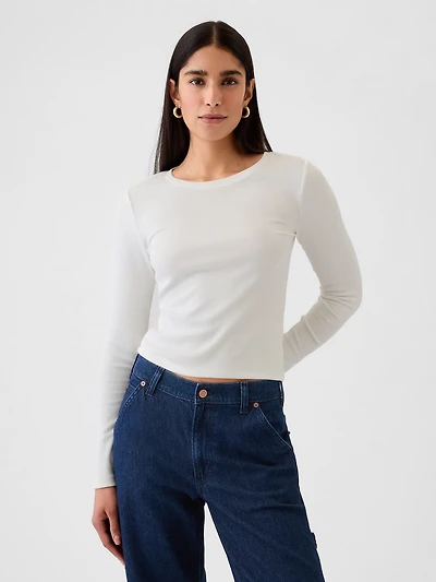 Modern Rib Crop T-Shirt