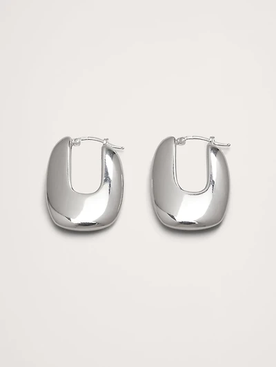Ravena U-Profile Earrings by Aureus + Argent