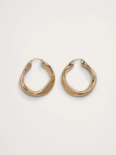 Clio Hoop Earrings by Aureus + Argent