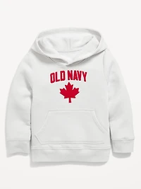 Unisex Canada Logo-Graphic Pullover Hoodie for Toddler
