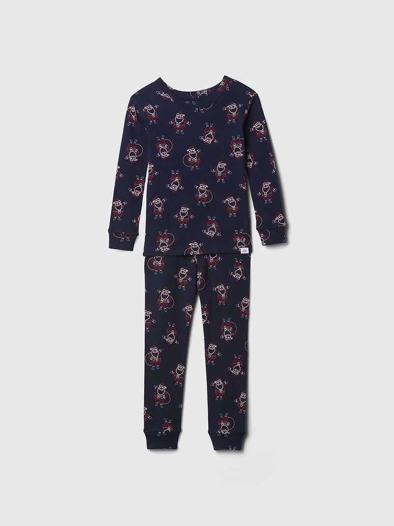 Pyjama à motif des Fêtes en coton biologique babyGap