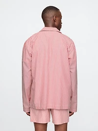 Chemise de pyjama ample en popeline