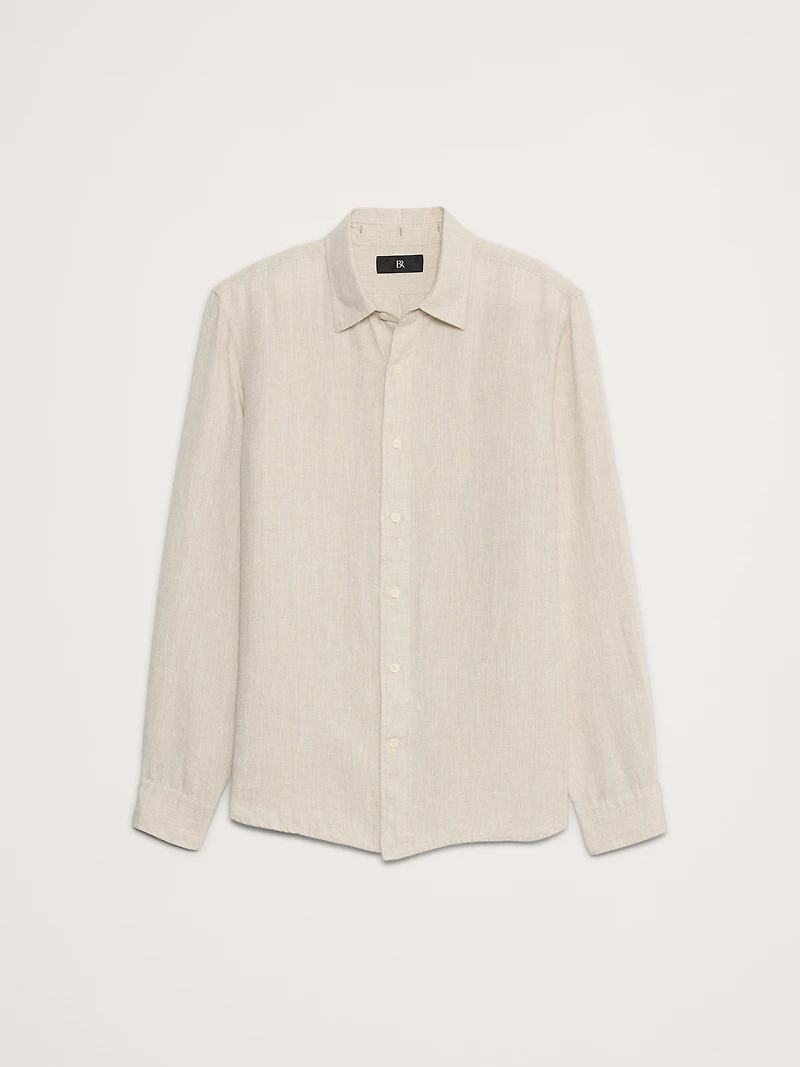 Slim-Fit Linen Shirt