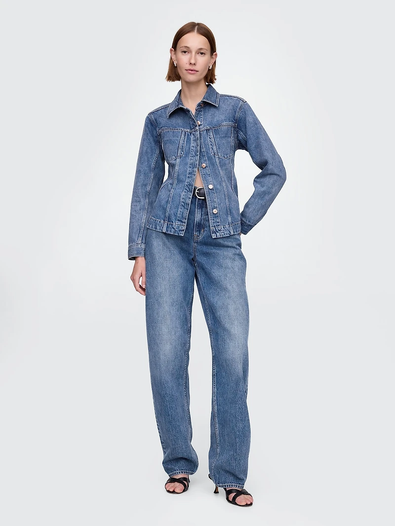 Longline Denim Jacket