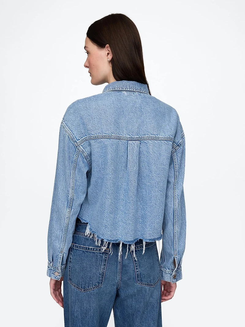 UltraSoft Icon Denim Crop Jacket