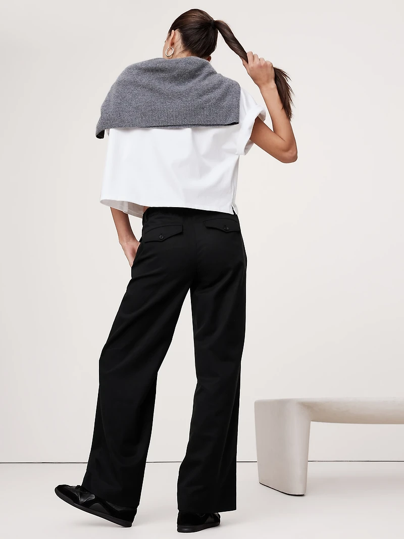 The Everyday Wide-Leg Pant Tencel™-Cotton