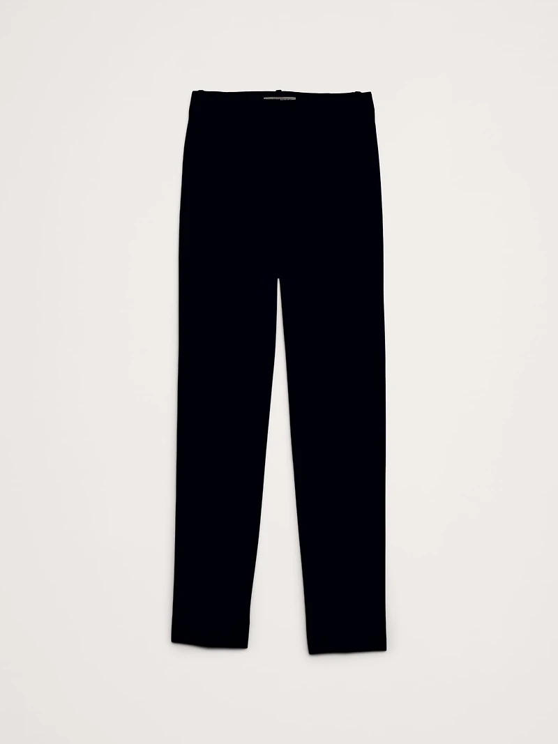 Ultra High-Rise Modern Slim Italian Lightweight Wool Ankle Pant