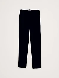 Ultra High-Rise Modern Slim Italian Lightweight Wool Ankle Pant