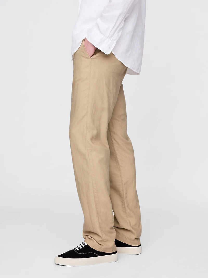 Linen-Cotton Khakis