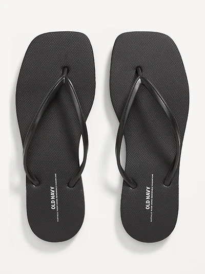 Square Toe Flip-Flop Sandals