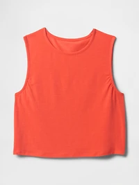 GapFit Breathe Crop Muscle Tank Top