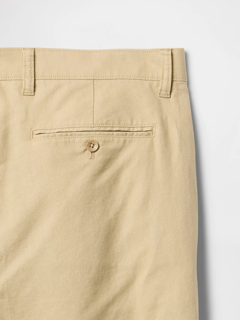 Linen-Cotton Khakis