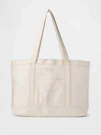 Denim Logo Tote Bag