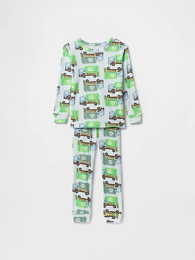 Pyjama en coton biologique brossé pour Bébé et Tout-petit