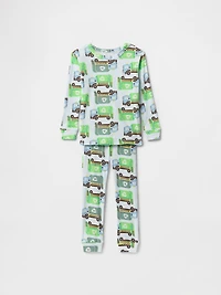 Pyjama en coton biologique brossé pour Bébé et Tout-petit