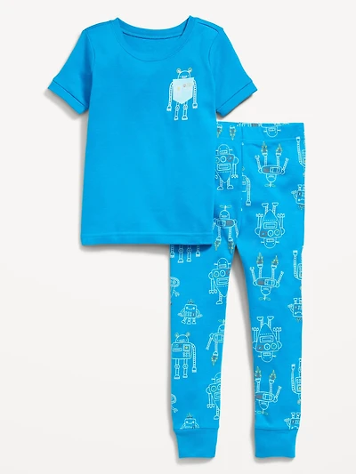 Pyjama ajusté à imprimé pour tout-petit et béb