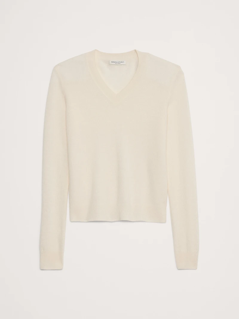 Lightweight Cashmere V-Neck Sweater
