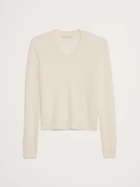 Lightweight Cashmere V-Neck Sweater