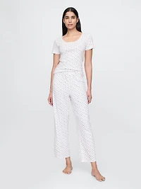 Pointelle Crop PJ Pants