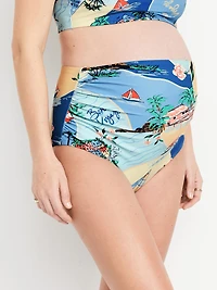 Culotte de baignade à taille haute de maternité