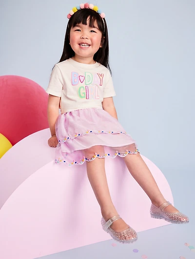 Birthday Graphic T-Shirt for Toddler Girls