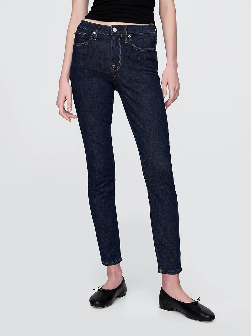 Mid Rise True Skinny Jeans