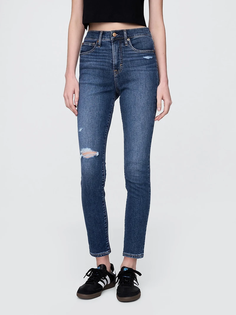 High Rise True Skinny Jeans