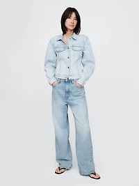 Barrel-Sleeve Icon Denim Jacket