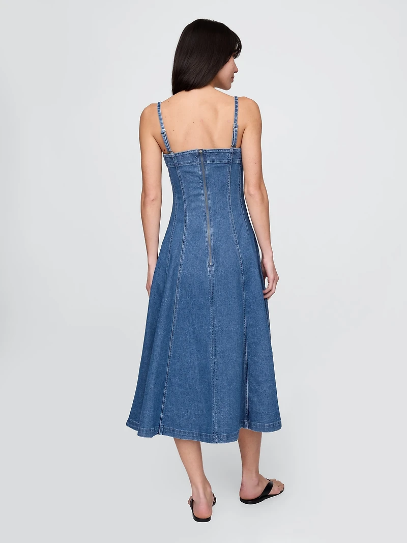 Denim Midi Dress