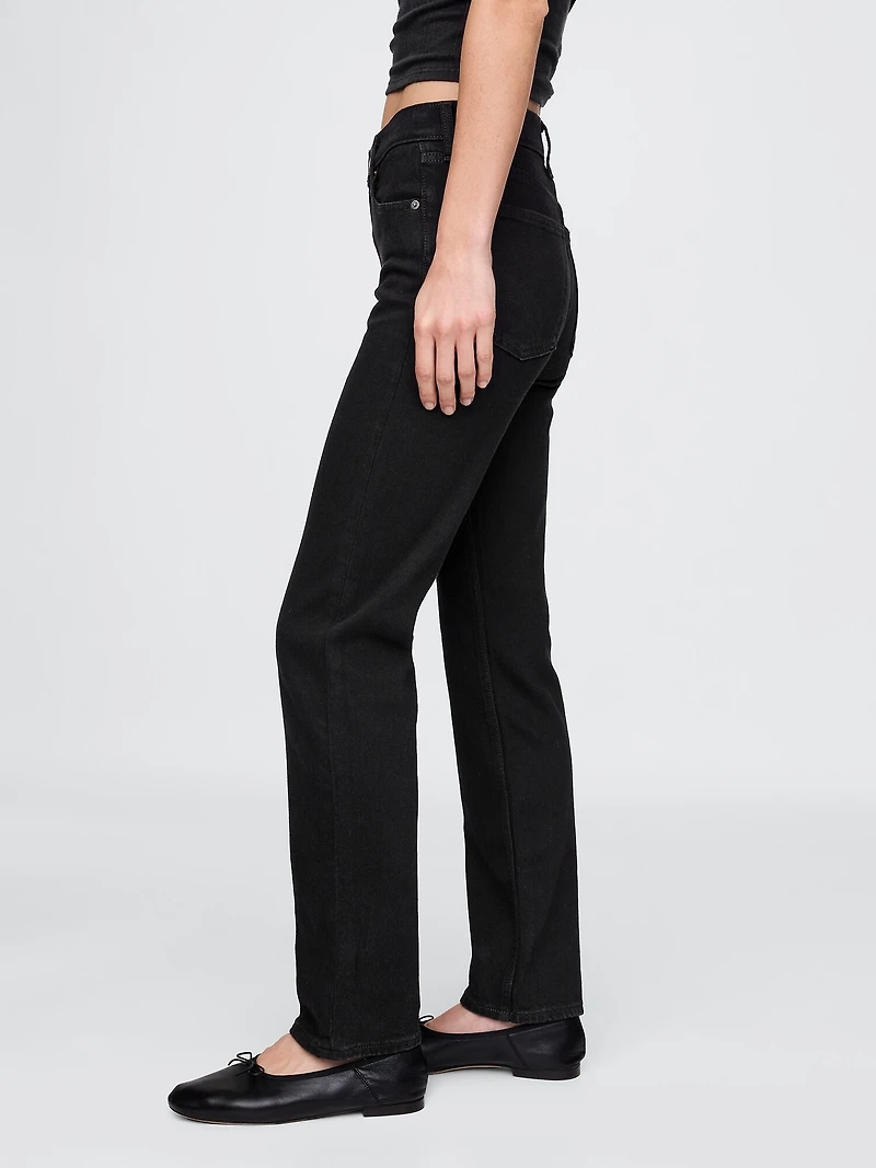 High Rise '90s Slim Straight Jeans