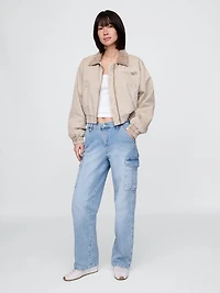 Mid Rise '90s Loose Cargo Jeans