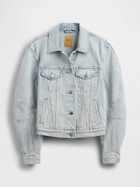 Barrel-Sleeve Icon Denim Jacket