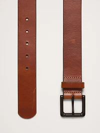 Tumbled Leather Belt