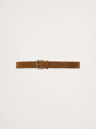 Marin Nubuck Leather Belt