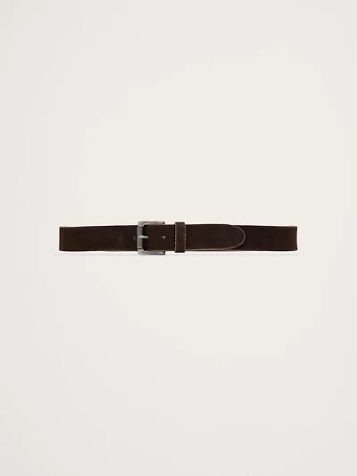Marin Nubuck Leather Belt