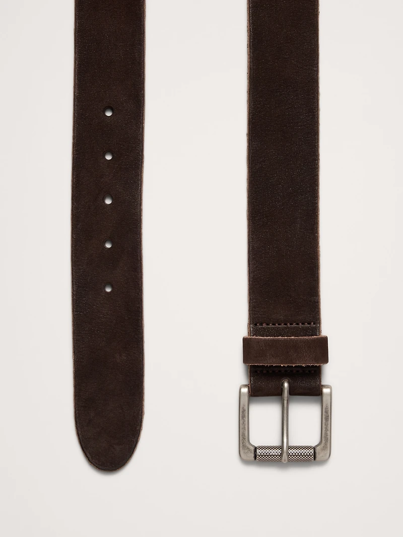 Marin Nubuck Leather Belt