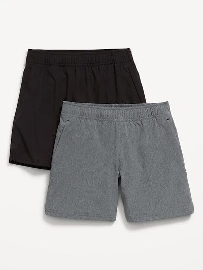 Above Knee StretchTech Performance Shorts 2-Pack for Boys