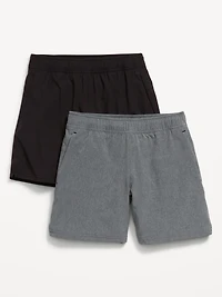 Above Knee StretchTech Performance Shorts 2-Pack for Boys