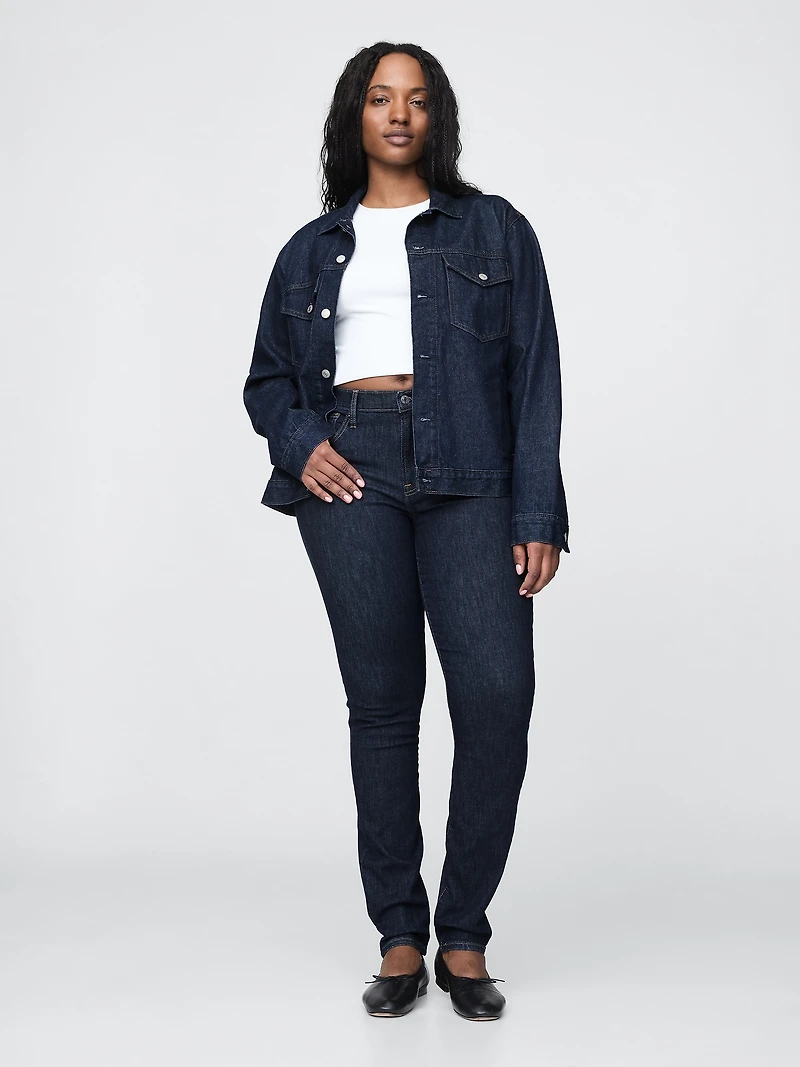 Mid Rise True Skinny Jeans