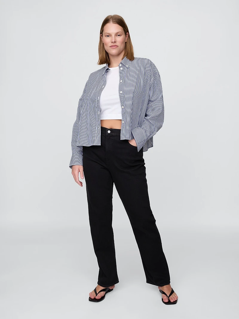 High Rise '90s Slim Straight Jeans