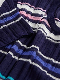 Sheer Rib Sweater T-Shirt